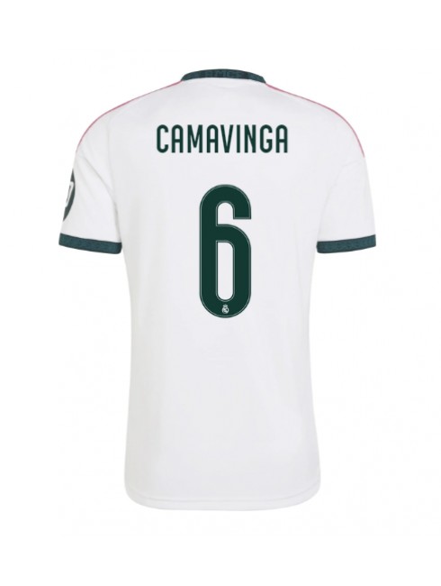 Real Madrid Eduardo Camavinga #6 Replika Hemmakläder 2026-27 Kortärmad Real Madrid Eduardo Camavinga #6 Replika Hemmakläder 2026-27 Kortärmad